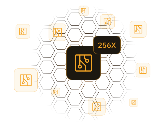 Decentralized miners network visualization